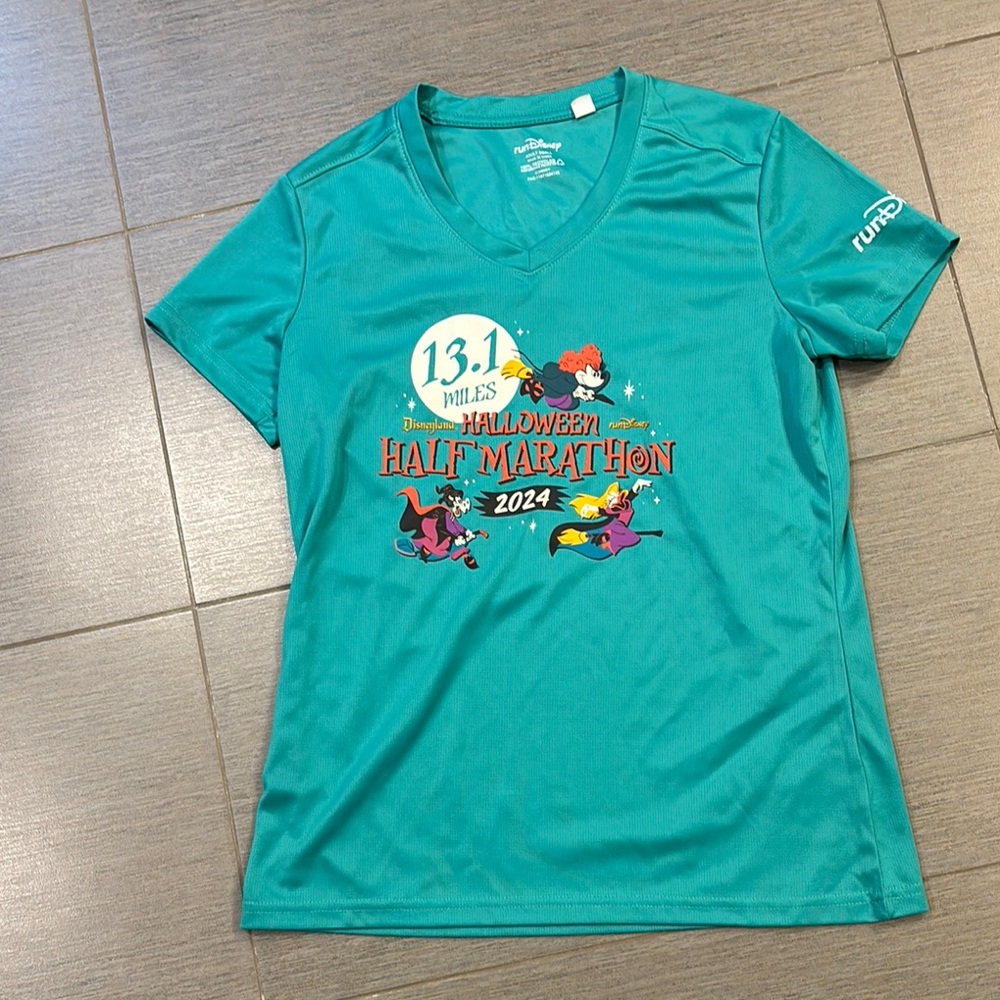 Run Disney Teal Halloween Half Marathon Tee